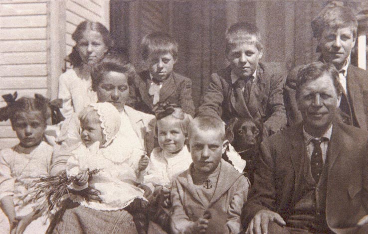 The Nye family in Hessel, Michigan